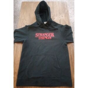 Netflix Official STRANGER THINGS Black Pullover Hoodie Men's Size S Small‎